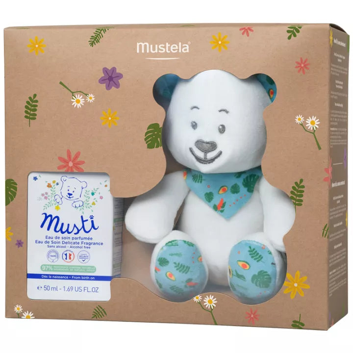 พร้อมส่ง Mustela Musti eau de soin 50ML+Plush Toy