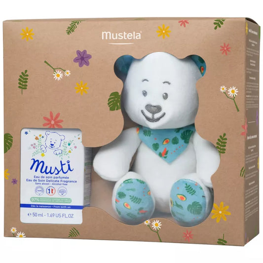 พร้อมส่ง Mustela Musti eau de soin 50ML+Plush Toy
