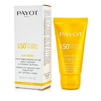 PAYOT Les Solaires Sun Sensi Protective Anti-Aging Face Cream SPF 50+ Size: 50ml/1.6oz