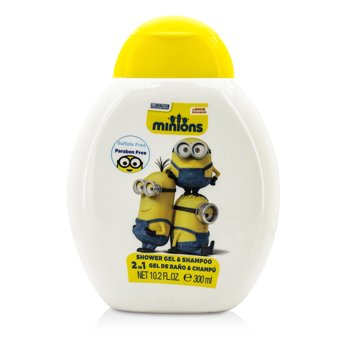 AIR VAL INTERNATIONAL Minions 2 In 1 Shower Gel & Shampoo Size: 300ml/10.2oz