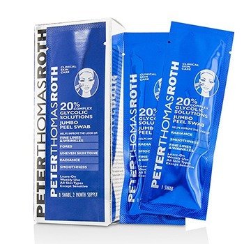 PETER THOMAS ROTH Glycolic Solutions 20% Complex Jumbo Peel Swab Size: 8swabs