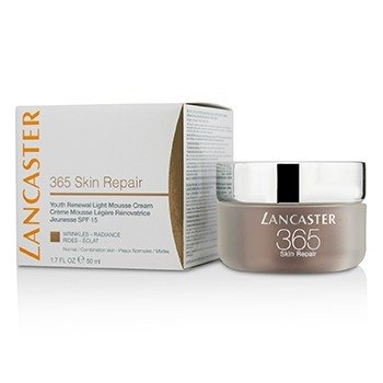 LANCASTER 365 Skin Repair Youth Renewal Light Mousse Cream SPF15-Normal/Combination Skin Size: 50ml/1.7oz