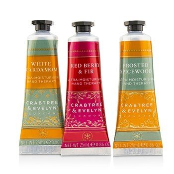 CRABTREE & EVELYN Festive Winter Hand Trio Size: 3x25ml/0.86oz