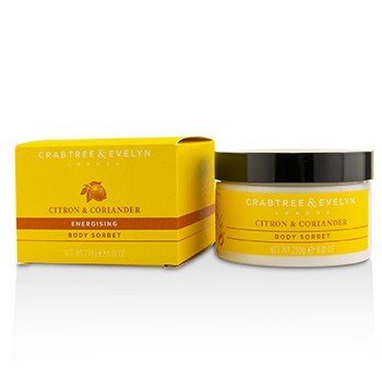 CRABTREE & EVELYN Citron & Coriander Energising Body Sorbet Size: 250g/8.81oz