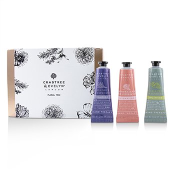 CRABTREE & EVELYN Floral Hand Therapy Trio Size: 3x25ml/0.86oz
