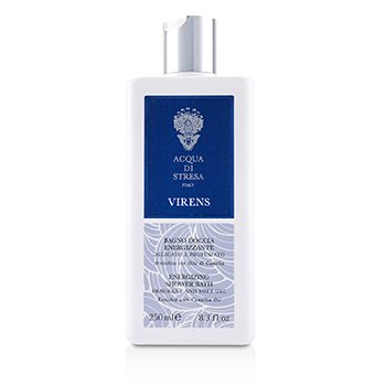 ACQUA DI STRESA Virens Energizing Shower Bath Size: 250ml/8.3oz