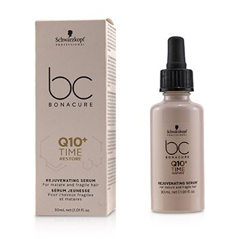 SCHWARZKOPF BC Bonacure Q10+ Time Restore Rejuvenating Serum (For Mature and Fragile Hair) Size: 30ml/1.01oz