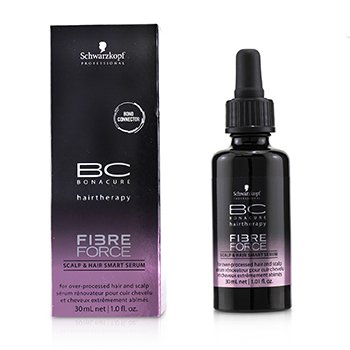 SCHWARZKOPF BC Bonacure Fibre Force Scalp & Hair Smart Serum (For Over-Processed Hair and Scalp) Size: 30ml/1oz