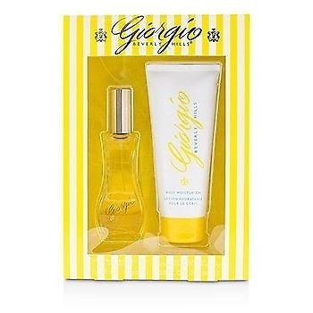 GIORGIO BEVERLY HILLS Giorgio Coffret: Eau De Toilette Spray 90ml/3oz + Body Moisturizer 200ml/6.8oz Size: 2pcs