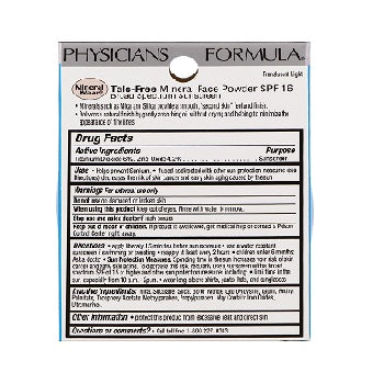 Physician's Formula Mineral Wear Mineral Face Powder Translucent Light 0.3oz (9g)