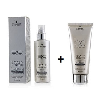 SCHWARZKOPF BC Scalp Genesis Root Activating Serum 100ML + BC Scalp Genesis Root Activating Shampoo 200ML