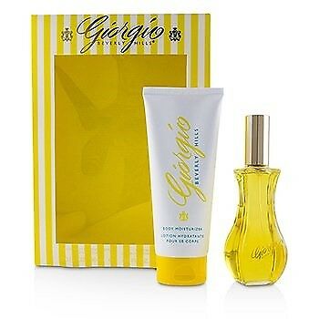 GIORGIO BEVERLY HILLS Giorgio Coffret: Eau De Toilette Spray 90ml/3oz + Body Moisturizer 200ml/6.8oz Size: 2pcs