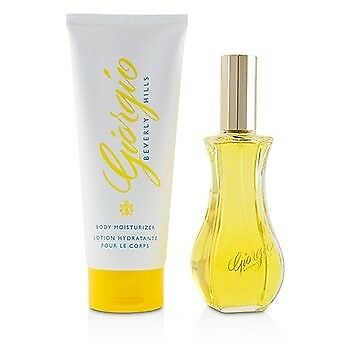 GIORGIO BEVERLY HILLS Giorgio Coffret: Eau De Toilette Spray 90ml/3oz + Body Moisturizer 200ml/6.8oz Size: 2pcs