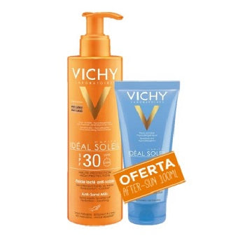 VICHY Ideal Soleil Fluid Milk SPF30 Anti-Sand 200ml Offer After-Sun 100ML