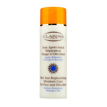 CLARINS After Sun Replenishing Moisture Care - For Face & Decollete Size: 50ml/1.7oz