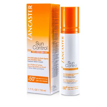 LANCASTER Sun Control Face Radiant Glow Cream SPF 50+ Size: 50ml/1.7oz