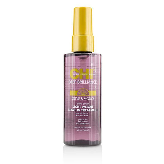 CHI Deep Brilliance Olive Monoi Shine Serum Light Weight Leave-In Treatment
