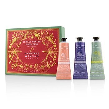 CRABTREE & EVELYN Floral Winter Hand Trio Size: 3x25ml/0.86oz