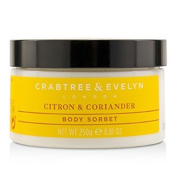 CRABTREE & EVELYN Citron & Coriander Energising Body Sorbet Size: 250g/8.81oz
