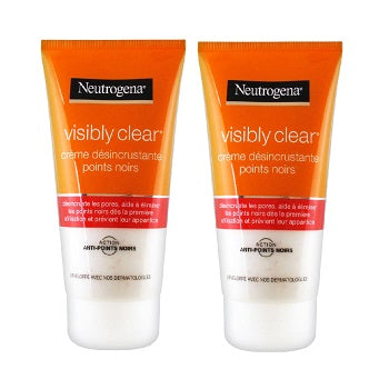 NEUTROGENA Visibly Clear Black Spots Scrub Cleansing Cream 2x150ML
