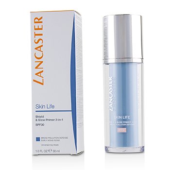 LANCASTER Skin Life Shield & Glow Primer 2-in-1 SPF 30 Size: 30ml/1oz