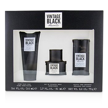 KENNETH COLE Vintage Black Coffret Size: 3pcs