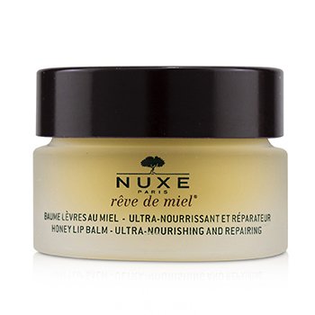 NUXE Reve De Miel Ultra-Nourishing & Repairing Honey Lip Balm - For Very Dry, Damaged Lips Size: 15ml/0.52oz