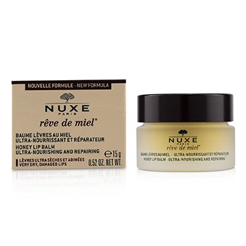 NUXE Reve De Miel Ultra-Nourishing & Repairing Honey Lip Balm - For Very Dry, Damaged Lips Size: 15ml/0.52oz