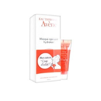 AVENE Soothing Moisturising Mask 50ml + Avène Gentle Exfoliating Gel 15ml Free