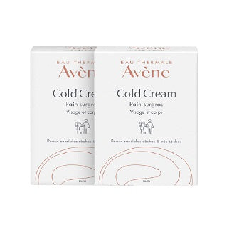 AVENE Cold Cream Ultra-Rich Soap Free Cleansing Bar x2